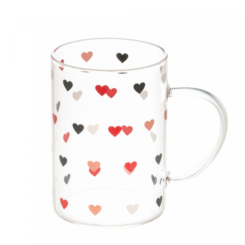 Caneca-de-Vidro-Borossilicato-Resistente-ao-Calor-Love-200ml-Lyor