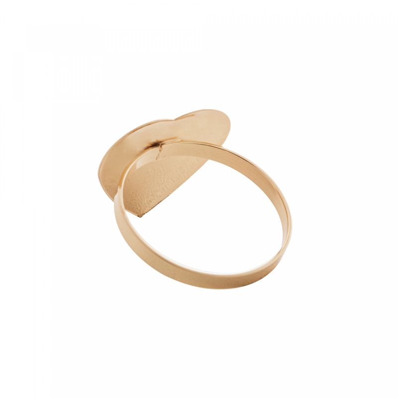 Conjunto-4-Aneis-para-Guardanapo-de-Zamac-Heart-Dourado-4cm-x-35cm-Lyor