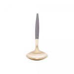 Conjunto-6-Colheres-de-Sobremesa-de-Aco-Inox-Opera-Champanhe--Preta-13cm-Lyor