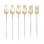 Conjunto-6-Colheres-para-Mesa-de-Aco-Inox-com-Cabo-em-Plastico-Bambu-Dourado-20cm-Lyor