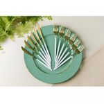 Conjunto-6-Colheres-para-Mesa-de-Aco-Inox-com-Cabo-em-Plastico-Bambu-Dourado-20cm-Lyor