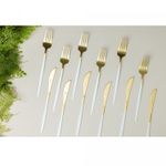 Conjunto-6-Colheres-para-Mesa-de-Aco-Inox-com-Cabo-em-Plastico-Bambu-Dourado-20cm-Lyor
