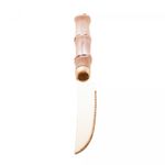 Conjunto-6-Facas-de-Churrasco-de-Aco-Inox-com-Cabo-em-Plastico-Bambu-Dourado-22cm-Lyor
