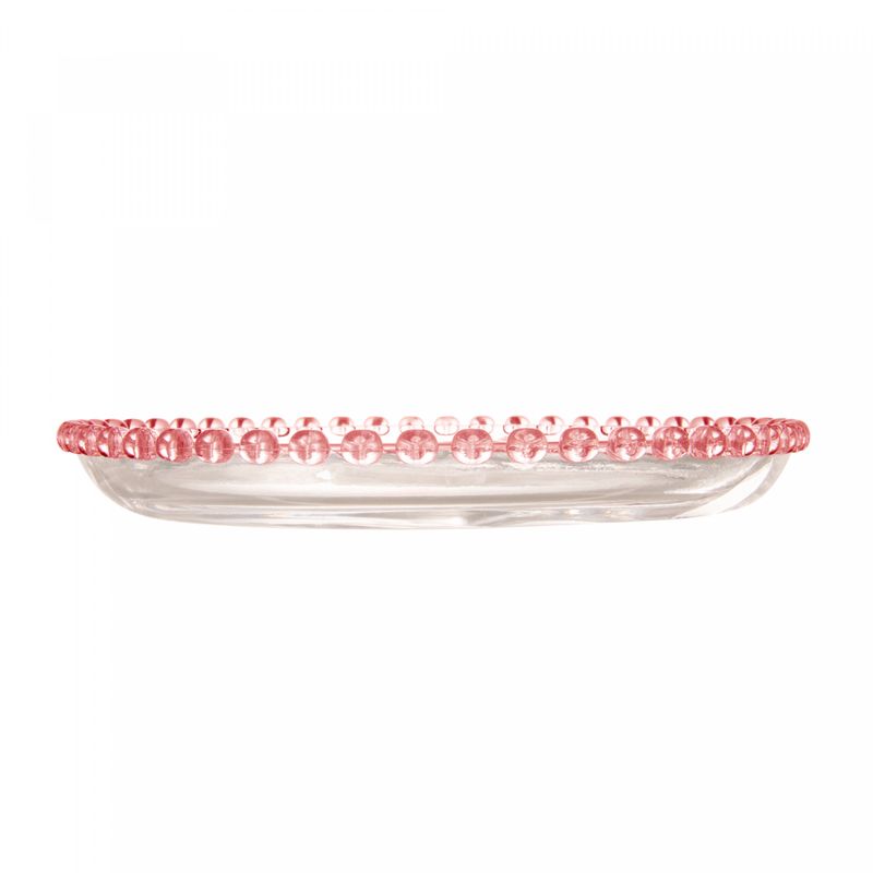 Petisqueira-de-Cristal-Coracao-Borda-Rosa-235cm-x-25cm-Lyor
