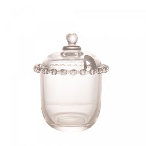 Meleira de Cristal com Pegador Coração 9,5cm x 12cm- Lyor