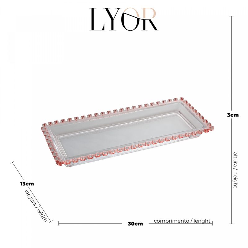 Travessa-Retangular-de-Cristal-Coracao-Borda-Rosa-30cm-x-13cm-x-3cm-Lyor
