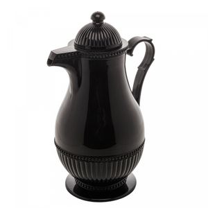 Garrafa Térmica de Plástico Vintage Preta 1L - Lyor