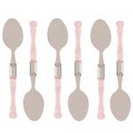 Conjunto-6-Colheres-para-Mesa-de-Aco-Inox-com-Cabo-em-Plastico-Bambu-Rosa-195cm-Lyor
