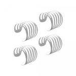 Conjunto-4-Aneis-para-Guardanapo-de-Aco-Curves-Prateado-4cm-Lyor