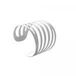 Conjunto-4-Aneis-para-Guardanapo-de-Aco-Curves-Prateado-4cm-Lyor