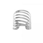 Conjunto-4-Aneis-para-Guardanapo-de-Aco-Curves-Prateado-4cm-Lyor