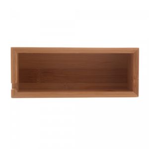 Manteigueira de Bambu com Espátula Verona 18cm x 7cm x 5cm - Lyor