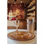 Prato-Raso-de-Cristal-Coracao-Ambar-Metalizado-28cm-Lyor