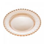 Prato-para-Sobremesa-de-Cristal-Coracao-Ambar-Metalizado-20cm-Lyor