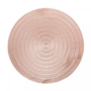 Lugar Americano de Plástico Espiral Rosé 38cm - Lyor