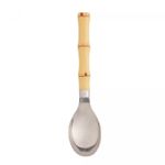 Colher-para-Sorvete-de-Aco-Inox-com-Cabo-em-Plastico-Bambu-Natural-175cm-Lyor