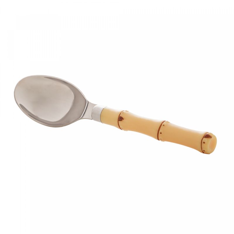 Colher-para-Sorvete-de-Aco-Inox-com-Cabo-em-Plastico-Bambu-Natural-175cm-Lyor