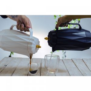 Conjunto 2 Copos de Chá Parede Dupla de Vidro Borossilicato Modern 320ml - Lyor
