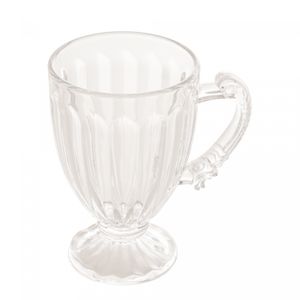 Xícara de Chá de Cristal Ecológico com Pé Imperial 200ml - Lyor