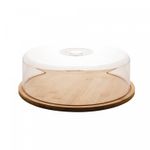 Prato-para-Bolo-de-Bambu-com-Tampa-em-Plastico-28cm-x-28cm-x-95cm-Lyor