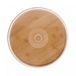 Prato-para-Bolo-de-Bambu-com-Tampa-em-Plastico-28cm-x-28cm-x-95cm-Lyor