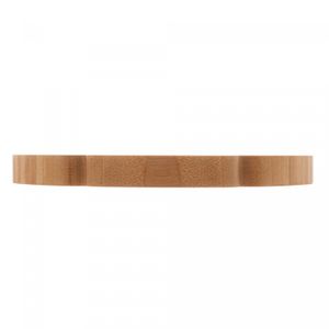 Petisqueira de Bambu com 7 Divisórias Flower 19cm x 19cm x 1,5cm - Lyor - Lyor