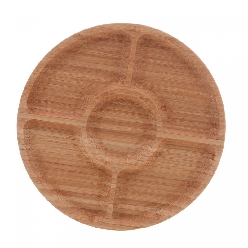Petisqueira-de-Bambu-com-5-Divisorias-Round-25cm-x-25cm-x-16cm-Lyor