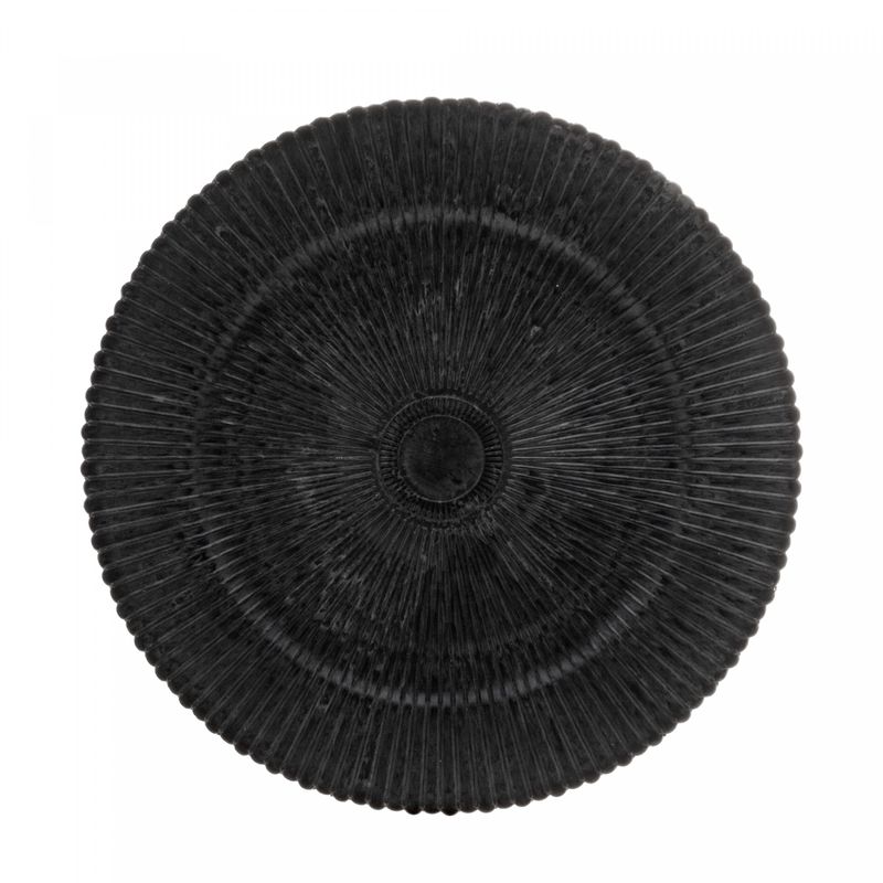 Conjunto-6-Colheres-para-Mesa-de-Aco-Inox-Positano-Preto-18cm-Lyor