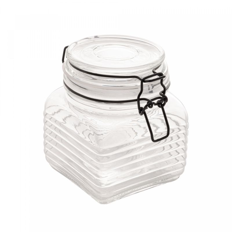 Pote-Hermetico-de-Vidro-com-Metal-Preto-750ml-Lyor