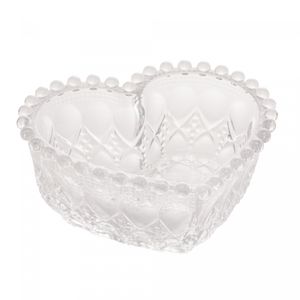 Bowl de Vidro Coração Balls 13,5cm x 12cm x 5cm - Lyor