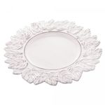 Sousplat-de-Plastico-Platinado-Garden-Leaf-Branco-35cm-Lyor