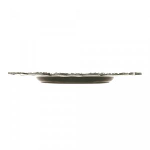 Sousplat de Plástico Platinado Garden Leaf Verde 35cm - Lyor