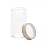 Pote-de-Vidro-com-Tampa-em-Acrilico-Gastro-Dourada-580ml-Lyor
