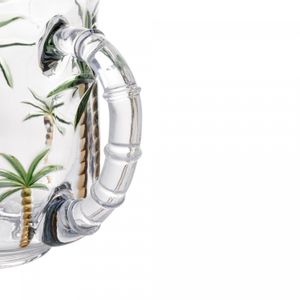 Jarra de Cristal Palm Hand Painting 1,5L - Lyor