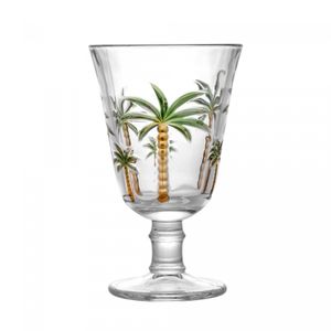 Conjunto 6 Taças de Cristal Palm Hand Painting 240ml - Lyor