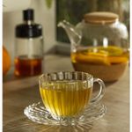 Conjunto-6-Xicaras-de-Cha-de-Vidro-com-Pires-Petala-200ml-Wolff