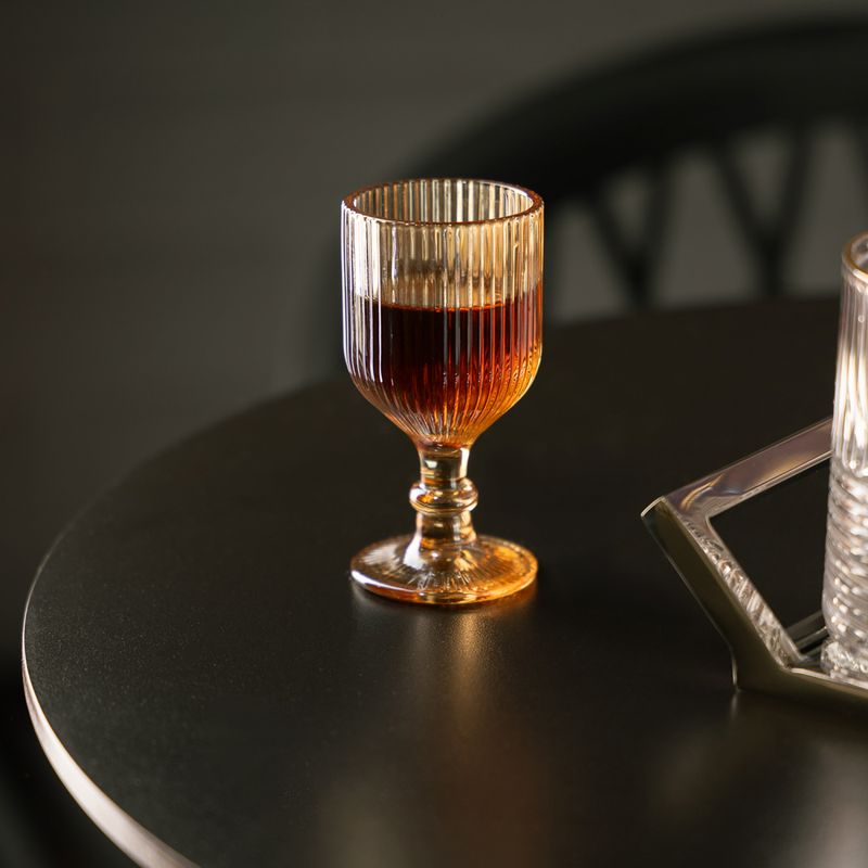 Conjunto-4-Tacas-de-Vidro-para-Licor-Lines-Ambar-Metalizado-75ml-Wolff