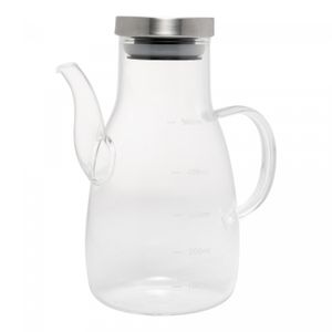 Galheteiro de Vidro Borosilicato com Tampa de Metal Bold 500ml - Wolff
