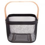 Cesta-Quadrada-com-Alca-Perfect-235cm-x-175cm-x-255cm-Preta-Metal-Lyor