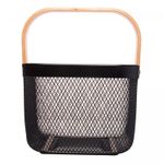 Cesta-Quadrada-com-Alca-Perfect-235cm-x-175cm-x-255cm-Preta-Metal-Lyor
