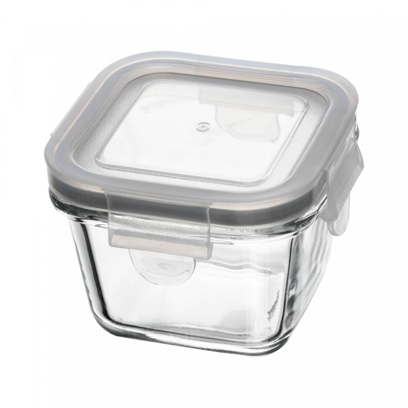 Pote-Hermetico-com-Tampa-Quadrado-150ml-Vidro-Lyor