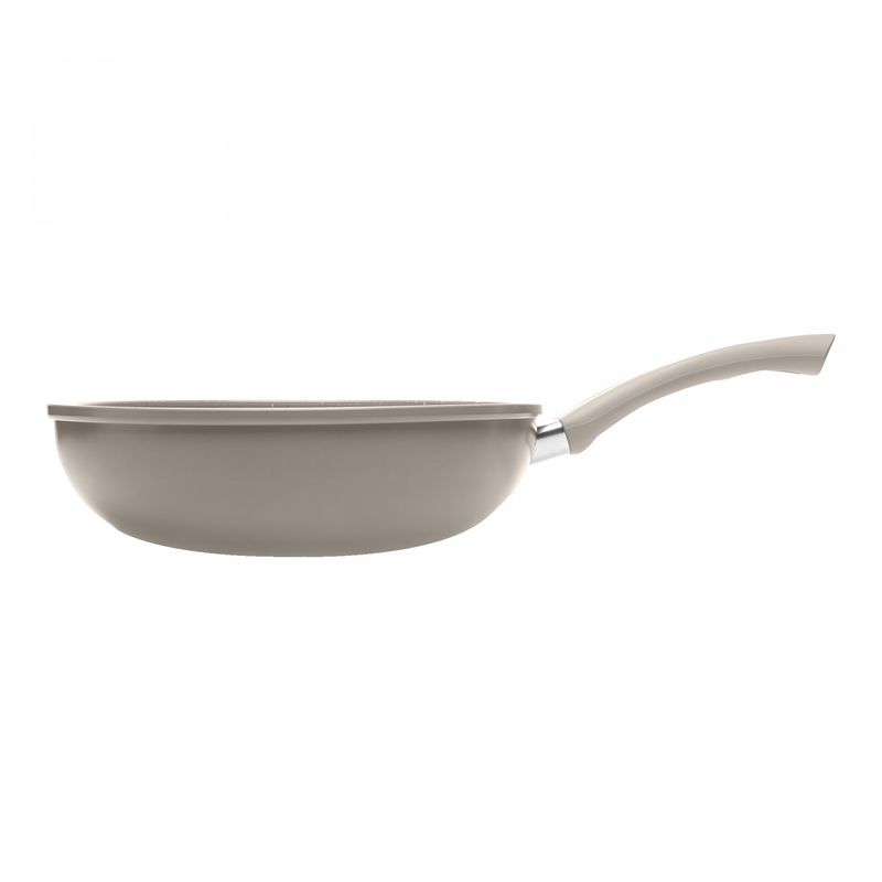 Frigideira-Wok-de-Inducao-Chef-Pro-28cm-Taupe-Aluminio-com-Revestimento-Ceramico-Lyor