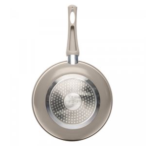 Frigideira de Indução Chef Pro 24cm Taupe Alumínio com Revestimento Cerâmico - Lyor