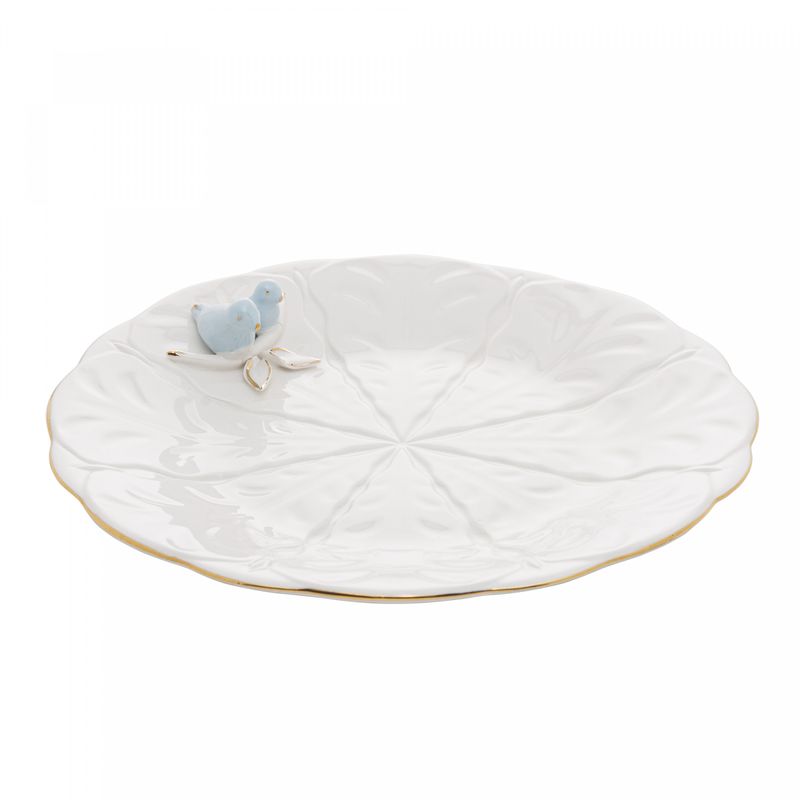 Prato-para-Bolo-de-Porcelana-Birds-30cm-Wolff