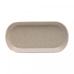 Travessa Oval de Cerâmica Kobe Creme 29cm x 14,5cm x 3cm - Wolff