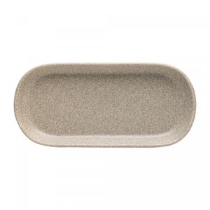 Travessa Oval de Cerâmica Kobe Creme 27cm x 12cm x 3cm - Wolff