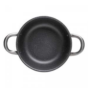 Caçarola de Indução com Tampa Prime Cook 22cm Cinza com Revestimento Antiaderente - Wolff