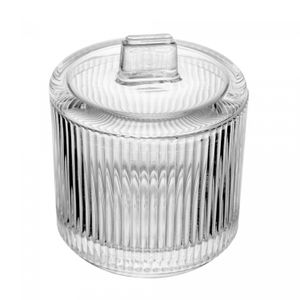 Potiche Lines 8,5cm x 8,5cm x 10cm Cristal - Wolff