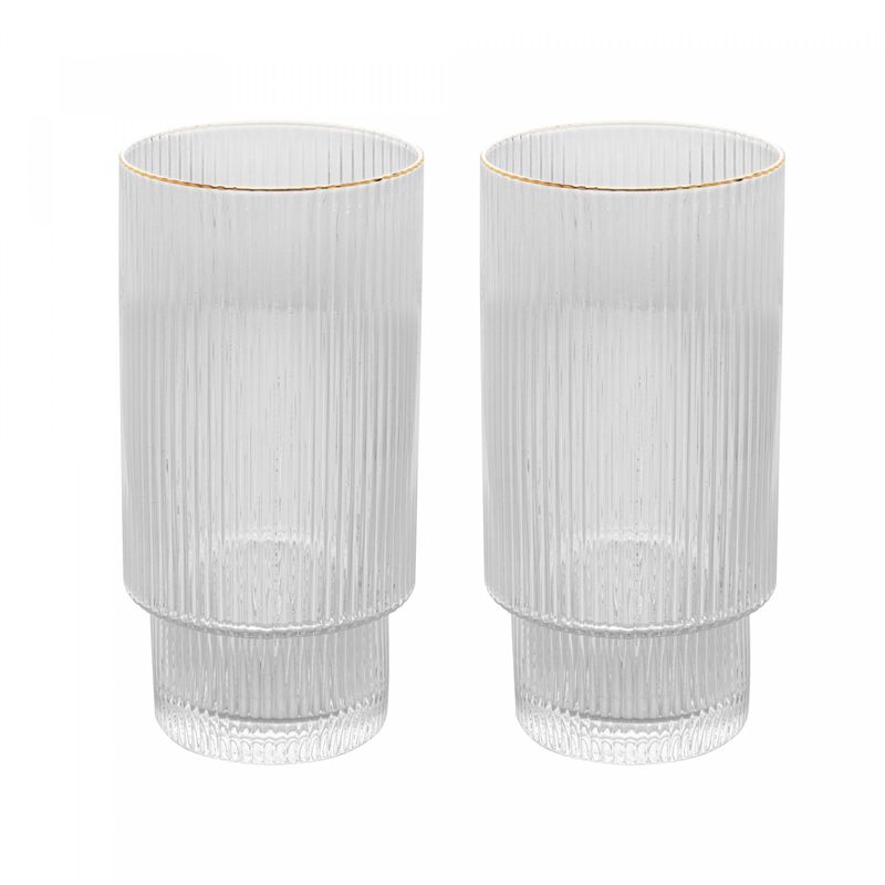 Conjunto-2-Copos-Altos-Lines-com-Fio-de-Ouro-400ml-Cristal-Ecologico-Wolff
