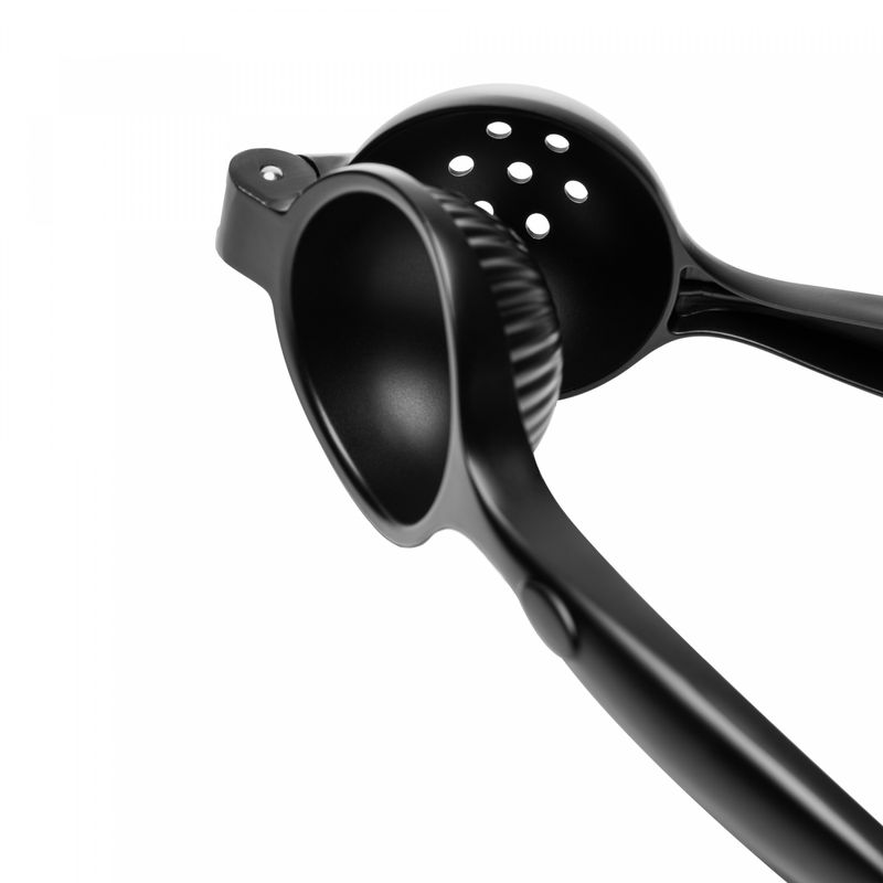 Espremedor-de-Limao-com-Cabo-Antiderrapante-Chef-Pro-22cm-Preto-Liga-de-Zinco-Wolff